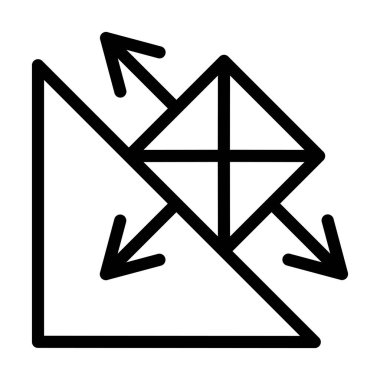 Sürtünme Vektörü Resmetme Satırı Simgesi Tasarımı