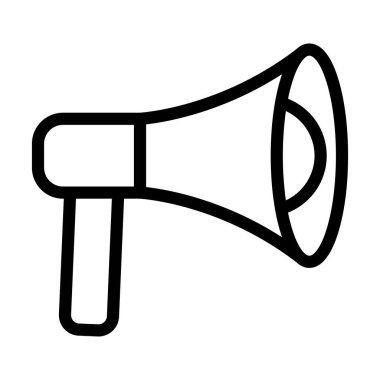 Kampanya Vektörü Resmetme Satırı Simgesi Tasarımı