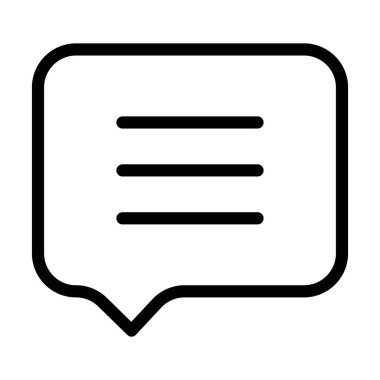 İleti Vektörü Resmetme Satırı Simgesi Tasarımı