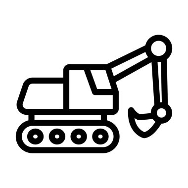 Kazı Vektörü Resmetme Satırı Simgesi Tasarımı