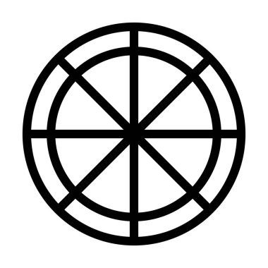 Renk Paleti Vektör Resmetme Satırı Simgesi Tasarımı