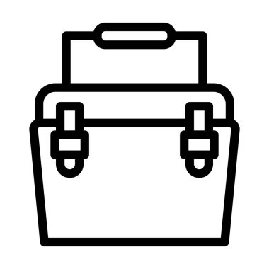 Buz Kutusu Vektörü Resmetme Satırı Simge Tasarımı