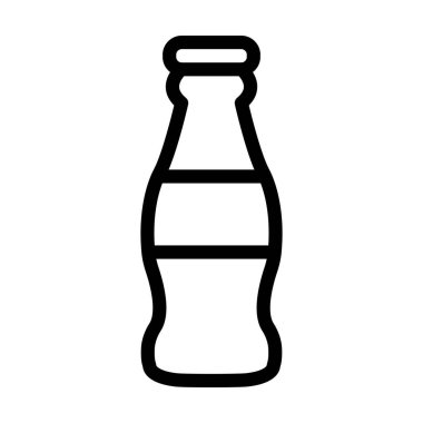 Kola Vektörü İllüstrasyon Satır Simgesi Tasarımı