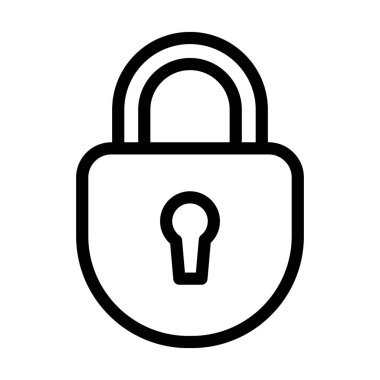 Vektör İllüstrasyon Satır Simgesi Tasarımı