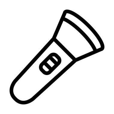 El feneri Vektörü Resmetme Satırı Simgesi Tasarımı