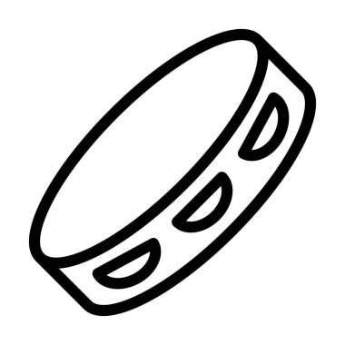 Tef Vektörü Resmetme Satırı Simge Tasarımı