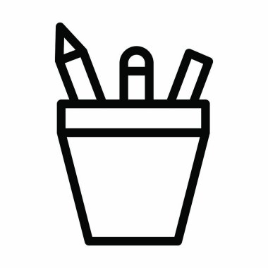 Düzen Araçları Vektör Resmetme Satırı Simgesi Tasarımı