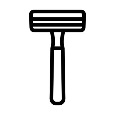 Razor Vektör İllüstrasyon Satır Simgesi Tasarımı