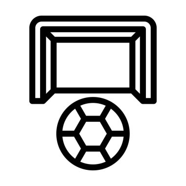 Kişisel ve ticari kullanım için Ceza Vektörü Kalın Çizgi Simgesi