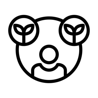 Orman Yönetimi Vektör Çizgisi Kişisel ve Ticari Kullanım Simgesi