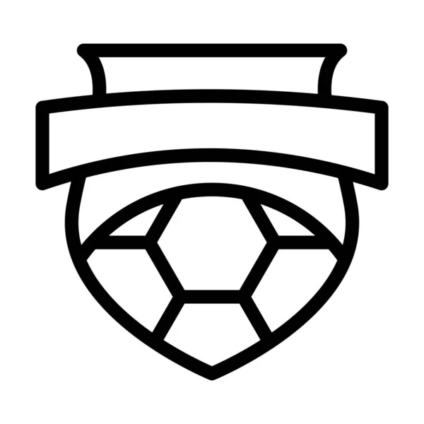 League Vector Thick Line Icon Für Den Persönlichen Und Kommerziellen — Stockvektor