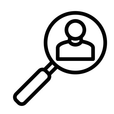 Kişisel ve Ticari Kullanım İçin Profesyonel Vektör Kalın Çizgi Simgesini Bul