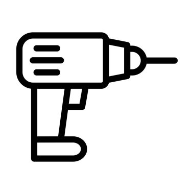 Kişisel ve ticari kullanım için Sondaj Vektörü Kalın Çizgi Simgesi