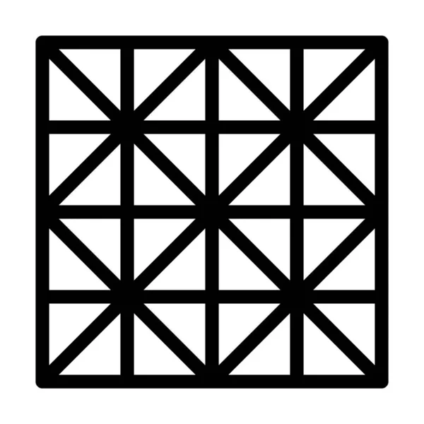 Плитка Підлоги Векторна Товста Лінія Піктограма Особистого Комерційного Використання — стоковий вектор