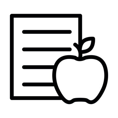 Kişisel ve ticari kullanım için Beslenme Beslenme Vektörü Kalın Çizgi Simgesi