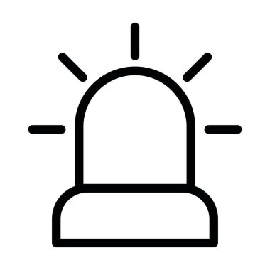 Kişisel ve ticari kullanım için Acil Vektör Kalın Çizgi Simgesi