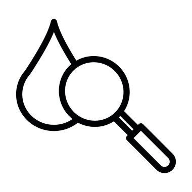 Kişisel ve ticari kullanım için Hematoloji Vektör Kalın Çizgi Simgesi