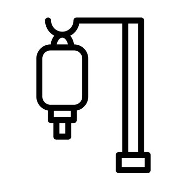 Kişisel ve ticari kullanım için Tıbbi Engelleyici Kalın Çizgi Simgesi