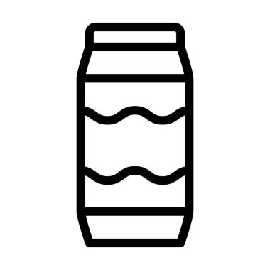 Kişisel ve ticari kullanım için Soda Konservesi Kalın Çizgi Simgesi