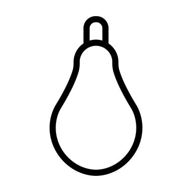 Kişisel ve ticari kullanım için Sarı Kabak Vektör Kalın Çizgi Simgesi