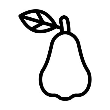 Kişisel ve Ticari Kullanım için Java Apple Vektör Kalın Çizgi Simgesi