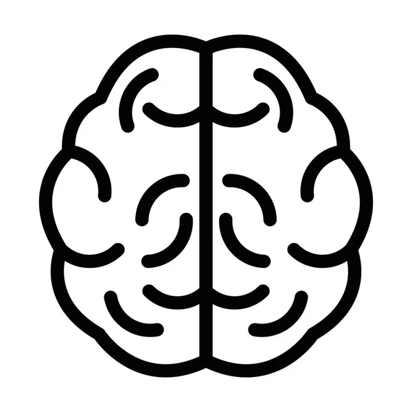 Неврологический Вектор Толстая Линия Икона Личного Коммерческого Использования — стоковый вектор