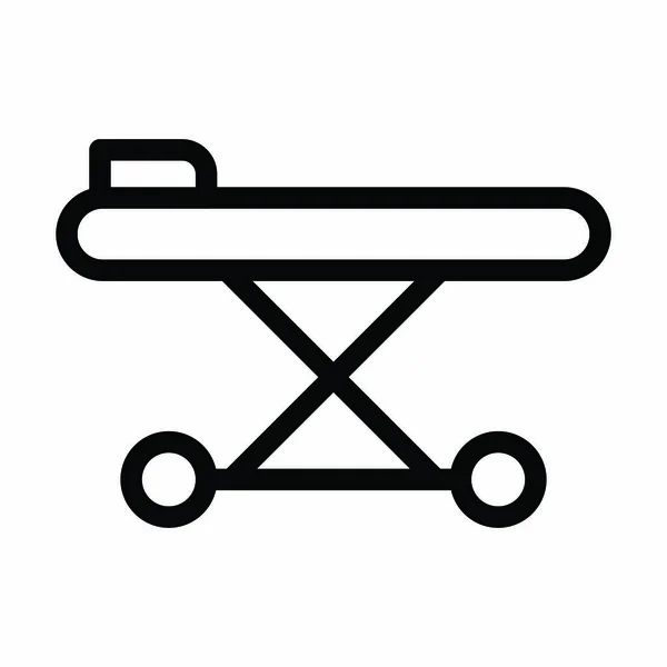 Символ Толстой Линии Вектора Носилки Личного Коммерческого Использования — стоковый вектор