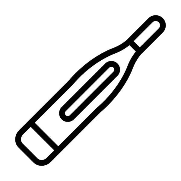 Символ Толщины Вектора Термометра Личного Коммерческого Использования — стоковый вектор