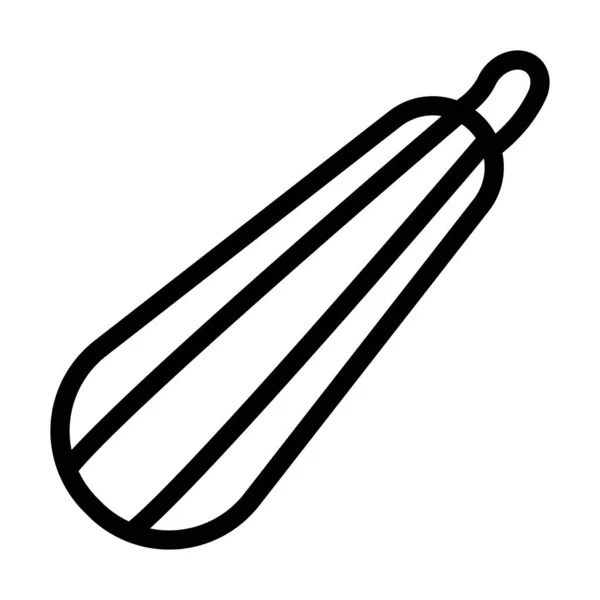 Ikon Garis Tebal Vektor Lufa Untuk Penggunaan Pribadi Dan Komersial - Stok Vektor