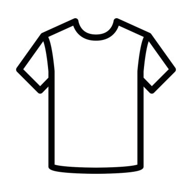 Kişisel ve ticari kullanım için Gömlek Tasarımı Kalın Çizgi Simgesi