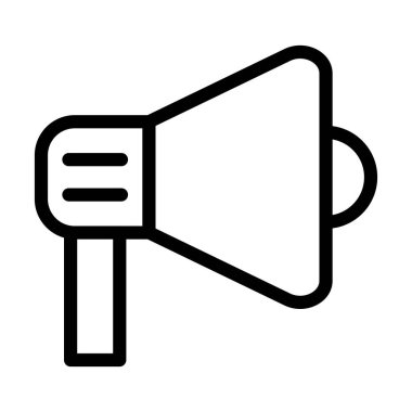 Kişisel ve Ticari Kullanım İçin Sözcü Kalın Çizgi Simgesi