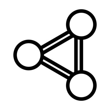 Kişisel ve Ticari Kullanım İçin Vector Kalın Çizgi Simgesini Paylaş