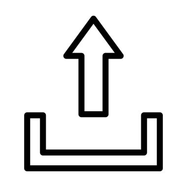 Kişisel ve ticari kullanım için Vektör Kalın Çizgi Simgesini Yükle