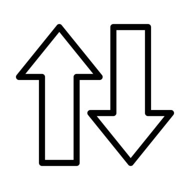 Kişisel ve ticari kullanım için Vektör Kalın Çizgi Simgesini Sırala