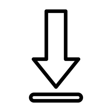 Kişisel ve Ticari Kullanım için Vektör Kalın Çizgi Simgesi İndir