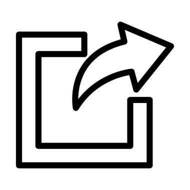 Kişisel ve ticari kullanım için Vektör Kalın Çizgi Simgesi Aktar