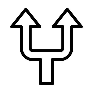 Kişisel ve ticari kullanım için Vektör Kalın Çizgi Simgesini Böl