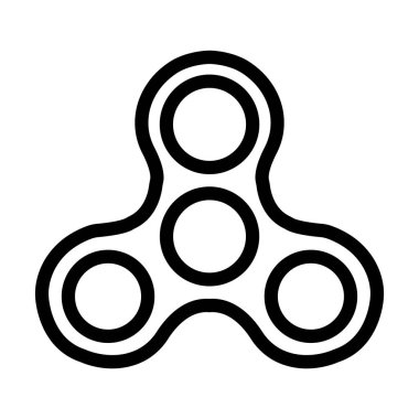 Kişisel ve ticari kullanım için Spinner Vector Kalın Çizgi Simgesi