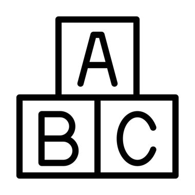 Kişisel ve Ticari Kullanım için Vektör Kalın Çizgi Simgesini engeller