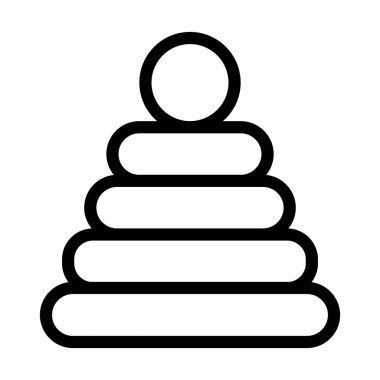 Kişisel ve ticari kullanım için Yığın Vektörü Kalın Çizgi Simgesi