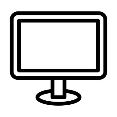 Kişisel ve ticari kullanım için Lcd Vektör Kalın Çizgi Simgesi