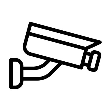 Kişisel ve ticari kullanım için CCCTV Vector Kalın Hat Simgesi