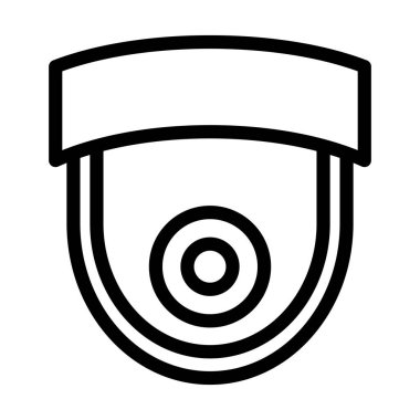 Kişisel ve ticari kullanım için Gözetim Vektörü Kalın Çizgi Simgesi