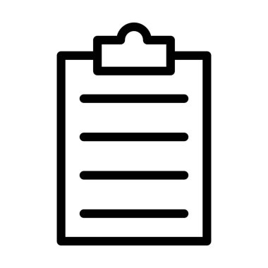 Kişisel ve ticari kullanım için Pano Vektör Kalın Çizgi Simgesi