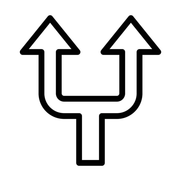 Icono Línea Gruesa Vectores Divididos Para Uso Personal Comercial — Vector de stock
