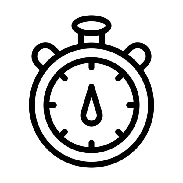 Χρονόμετρο Διάνυσμα Παχιά Γραμμή Εικονίδιο Για Προσωπική Και Εμπορική Χρήση — Διανυσματικό Αρχείο