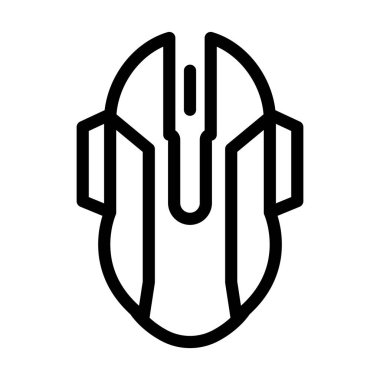 Fare Vektörü Kalın Çizgi Kişisel ve Ticari Kullanım Simgesi