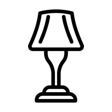 Lamba Vektörü Kalın Çizgi Kişisel ve Ticari Kullanım Simgesi