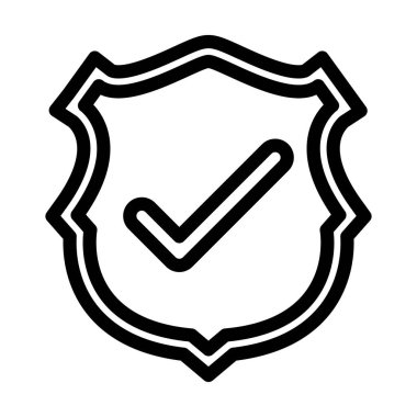 Kişisel ve Ticari Kullanım İçin Vektör Kalın Çizgi Simgesini Koru