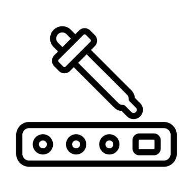 Kişisel ve ticari kullanım için Diluent Vektör Kalın Çizgi Simgesi
